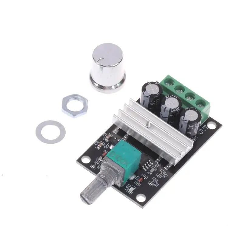 2-10A Voltage Regulator PWM DC Motor Speed Controller Governor Stepless Speed Regulator LED Dimmer Power Controller Module