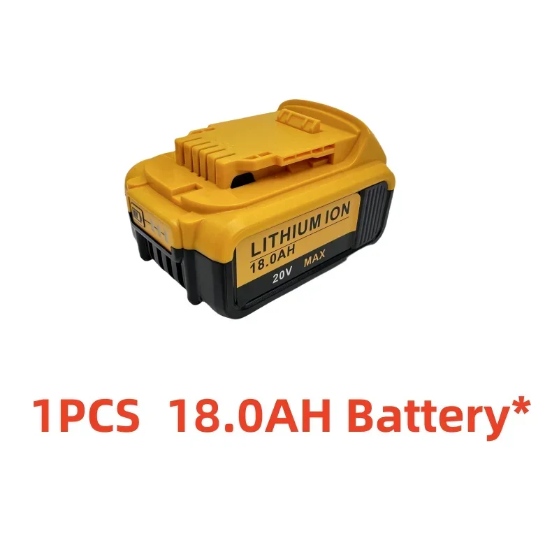 Batería 100% Original para herramienta eléctrica Dewalt, 18000mAh, 20V, DCB206, 20V, 18.0Ah, DCB206, DCB205, DCB204-2