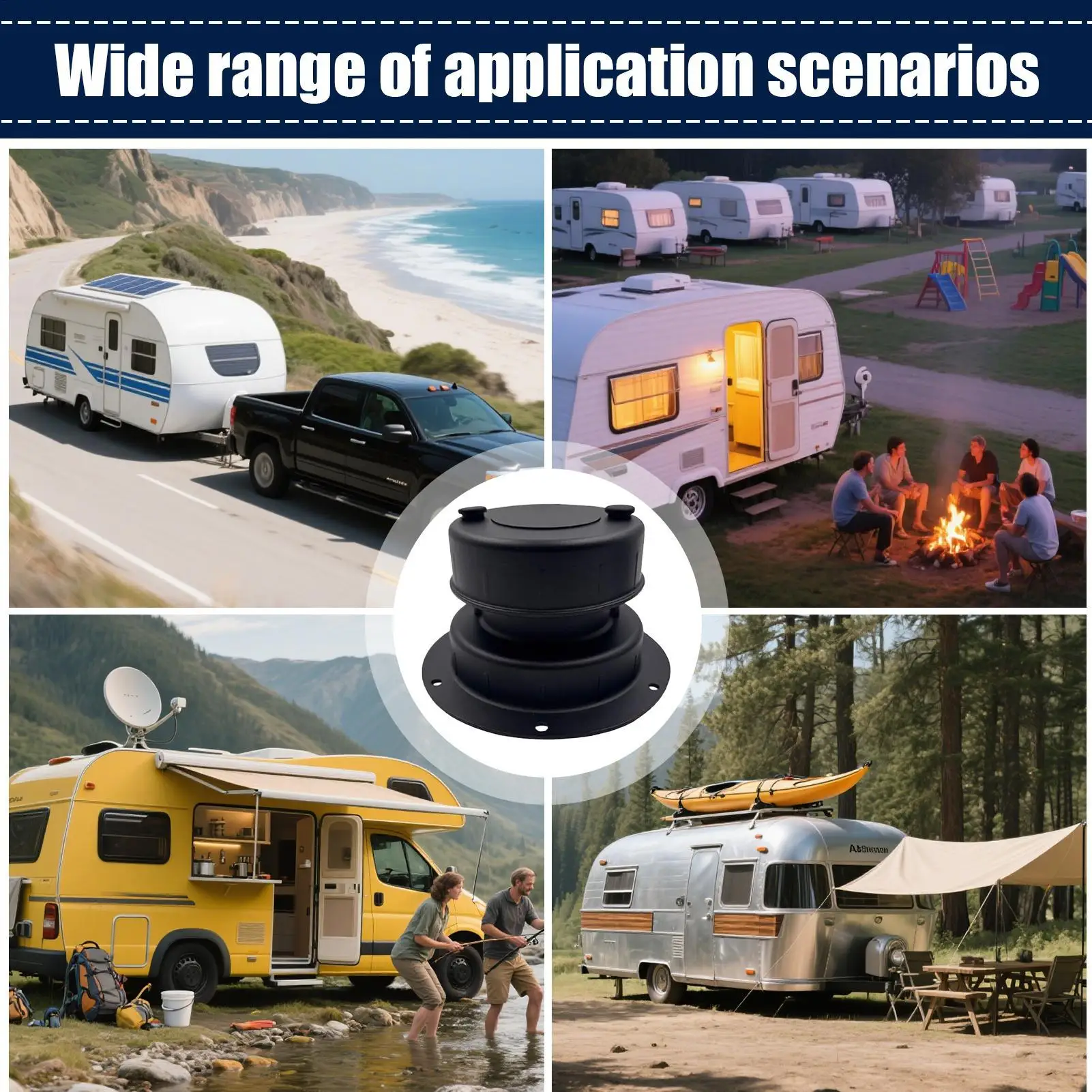 

Вентиляционные крышки для автофургонов для крыши, канализационных вентиляционных отверстий, внешние аксессуары для дома на колесах, путешествий, дорожного лагеря, парка, уличный