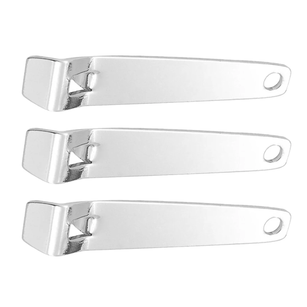 

3 Pcs Lightweight Mini Bottle Opener Stainless Steel Kitchen Tool for Small Vials and Oral Liquids Essential Accessory