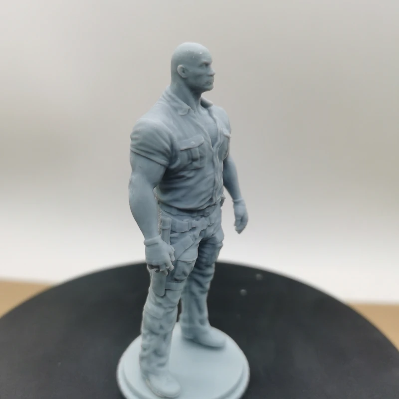 The Rock Diy Resin Figure 1/24 Scale 75mm Assemble Model Kit Unassembled Dioramas Unpainted Statuettes Toy