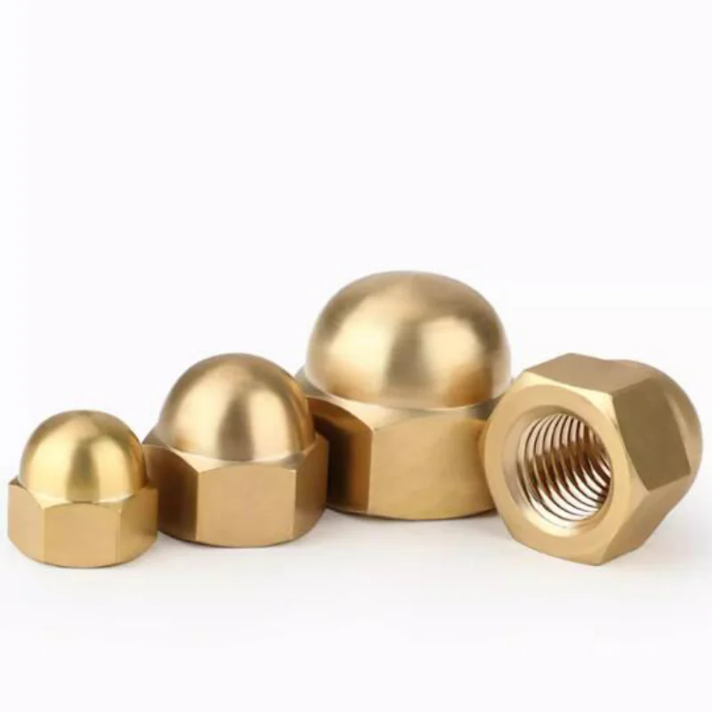 1-30pcs Brass Cap Nut M3 M4 M5 M6 M8 M10 M12 M14 M16 M18 M20 Decorative Cover Half Round Acorn Nut