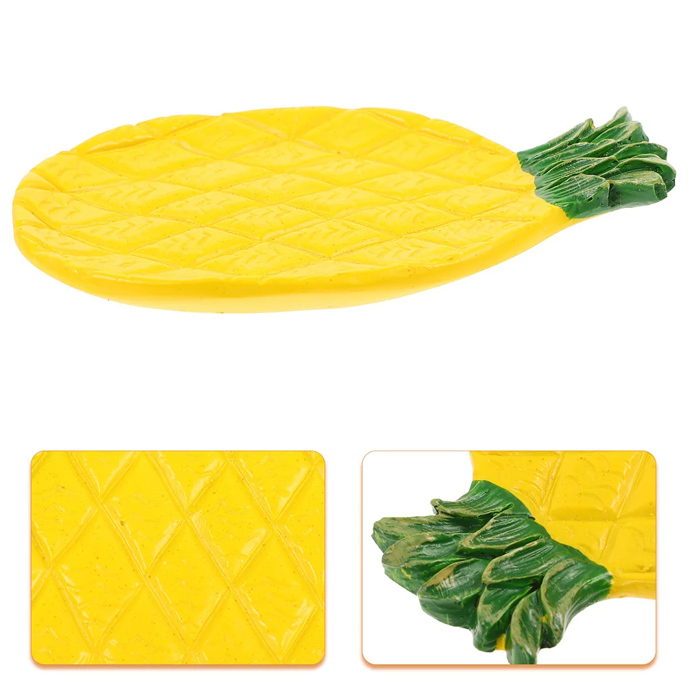 

2Pcs Elegant Ceramic Jewelry Dish Pineapple Style Ring Tray Key Storage Plate Decorative Organizer Jewelry Storage Tray