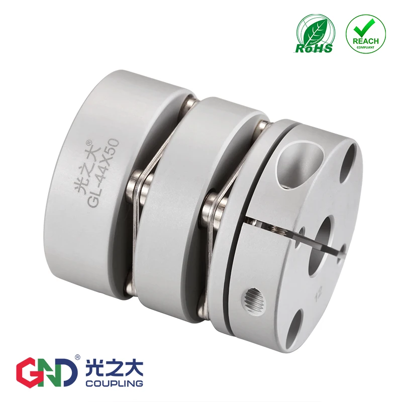 Shaft coupling stepper motor coupler clamp disc  GL- D19mm L27mm  inner diameter: 3 to 8mm flexible couple