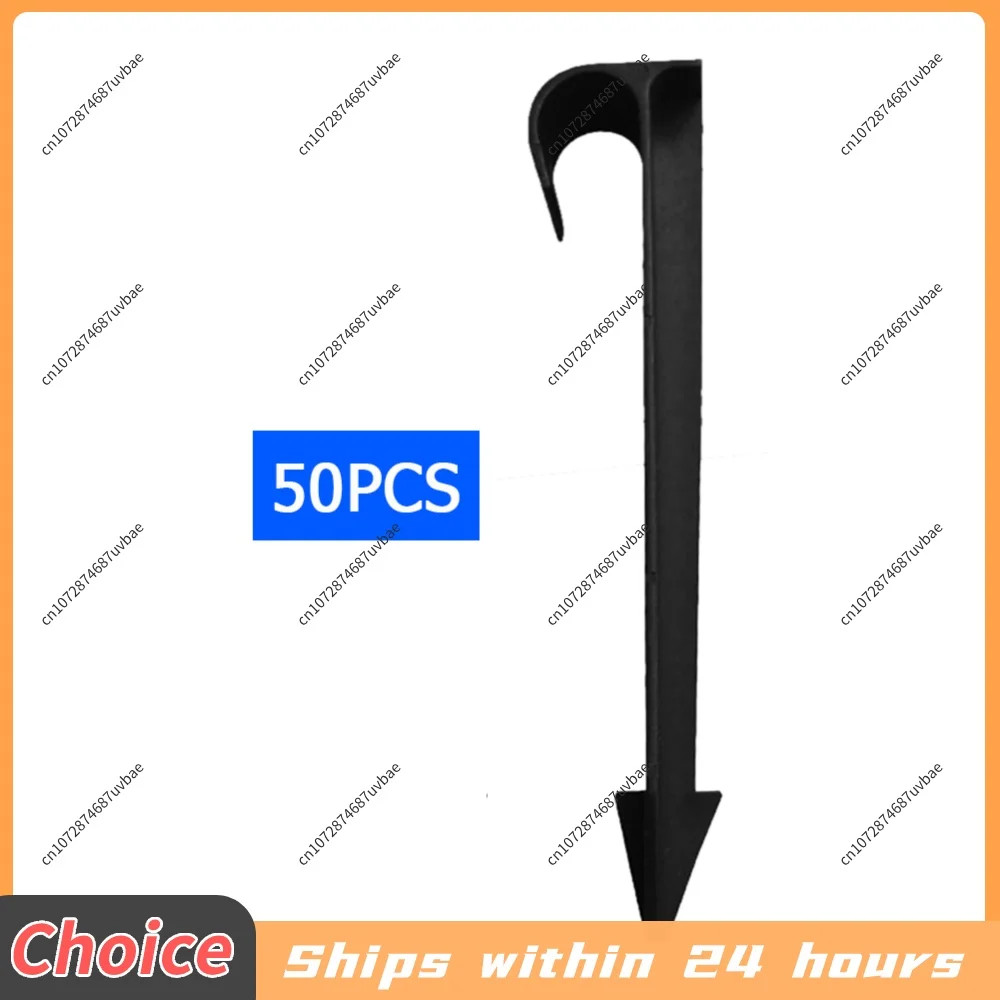 50/100PCS Garden Irrigation Hose Anchors 16mm Fixed Stakes for Hose Drip Irrigation Garden Watering Dripper Sprinkler Bracket ﻿