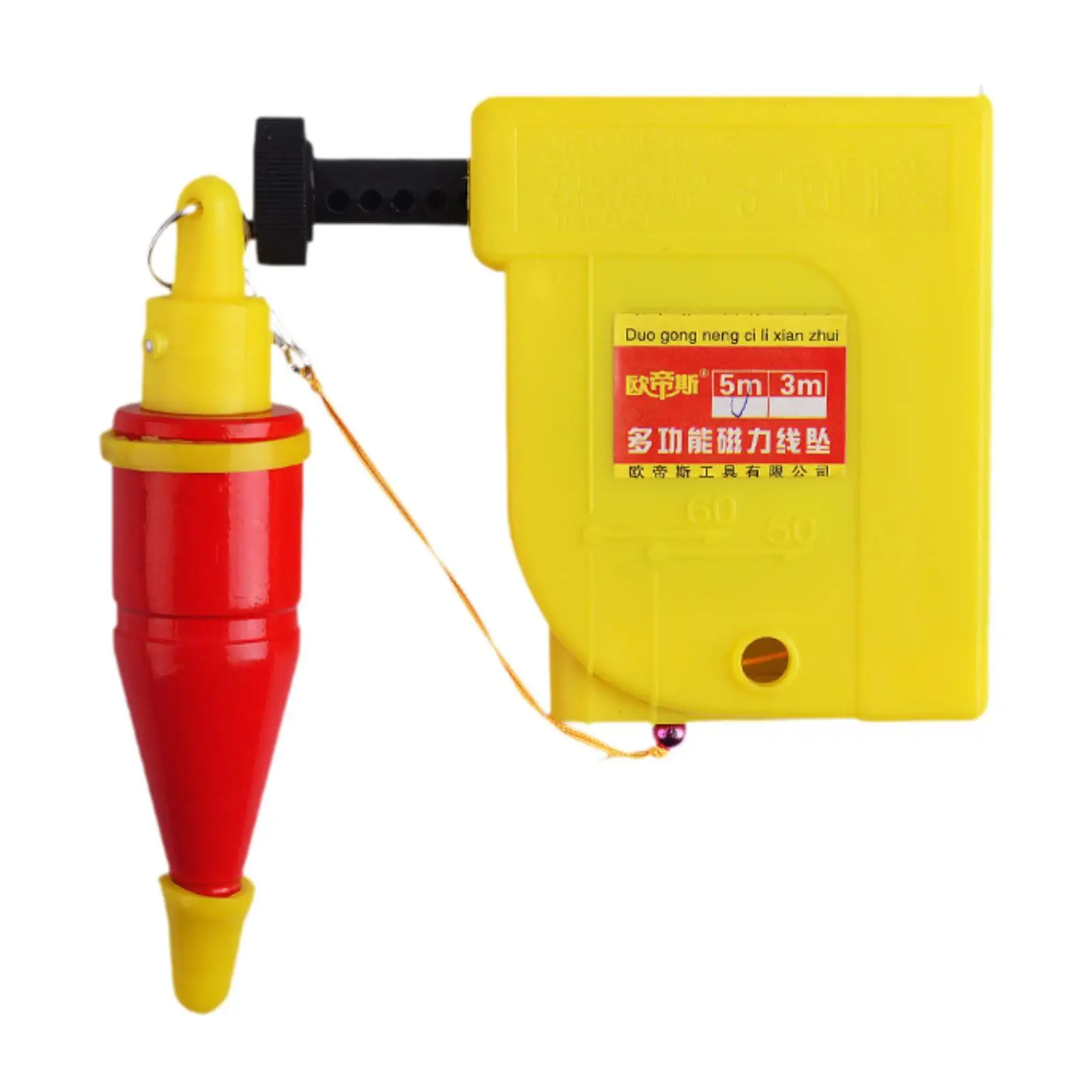 Plumb Bob Setter with 5M Line Versatile Flexible for DIY Enthusiast Professional Sturdy Wire Hammer Line Drop Measuring Tool image 2