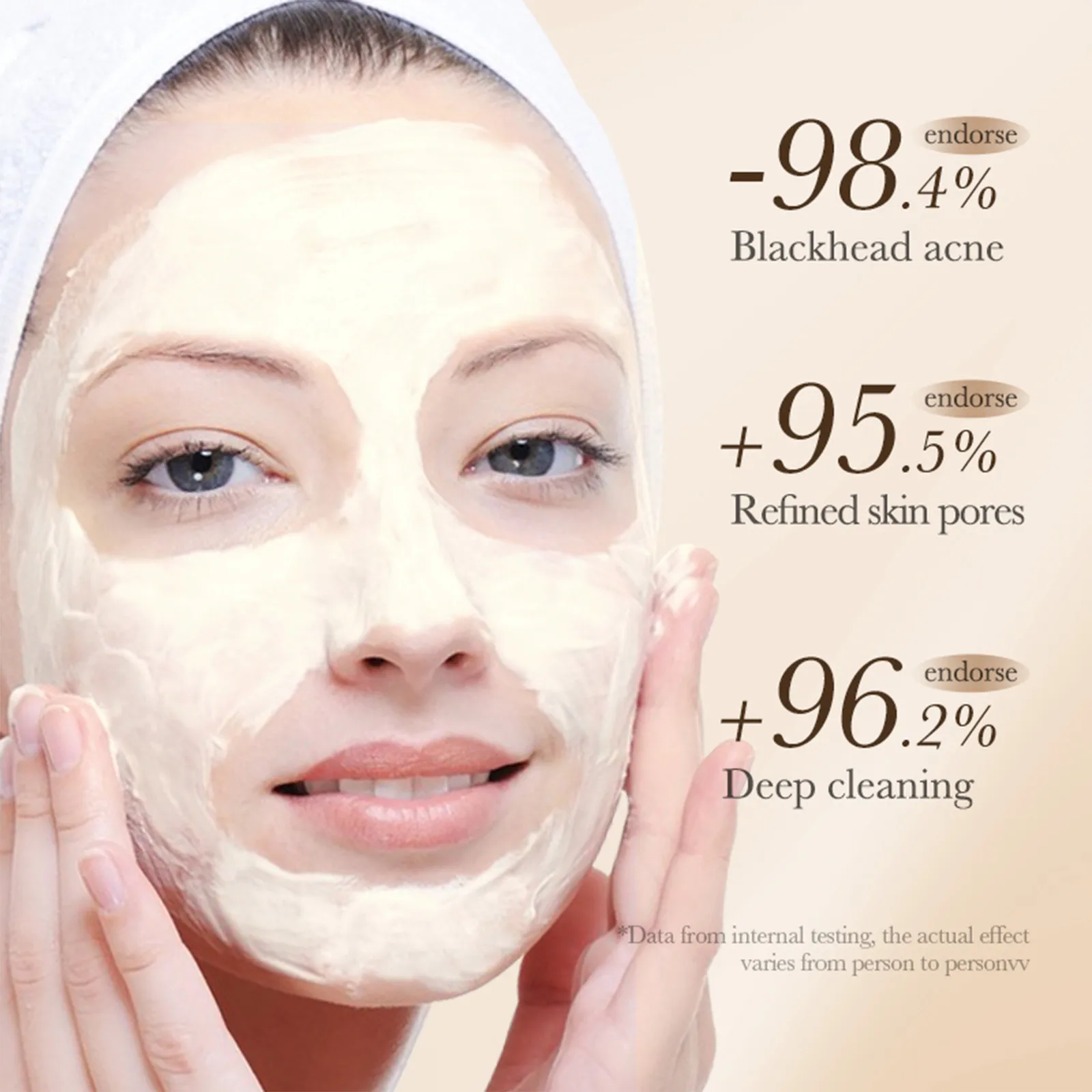 1/5/10PCS Peeling Mask Deep Cleansing For Face Nose Dark Circles Acne Rice Cleansing Mud Mask Suitable For All Skin Types