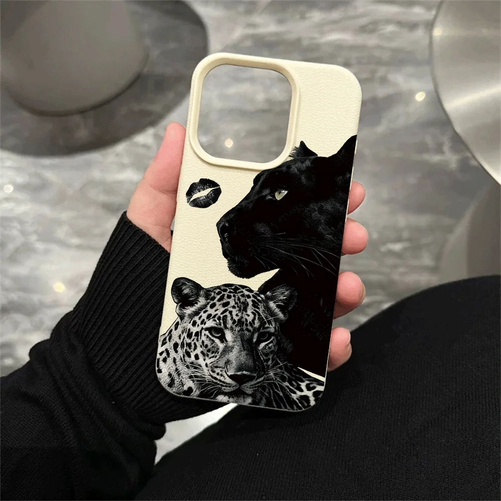 Hochwertige Black Panther Handyhülle für iPhone 17 16 15 14 13 12 11 Pro Max 16 15 14 Plus 17 16 15 Pro 17Air Silikon-Matt-Cover – Detail 5