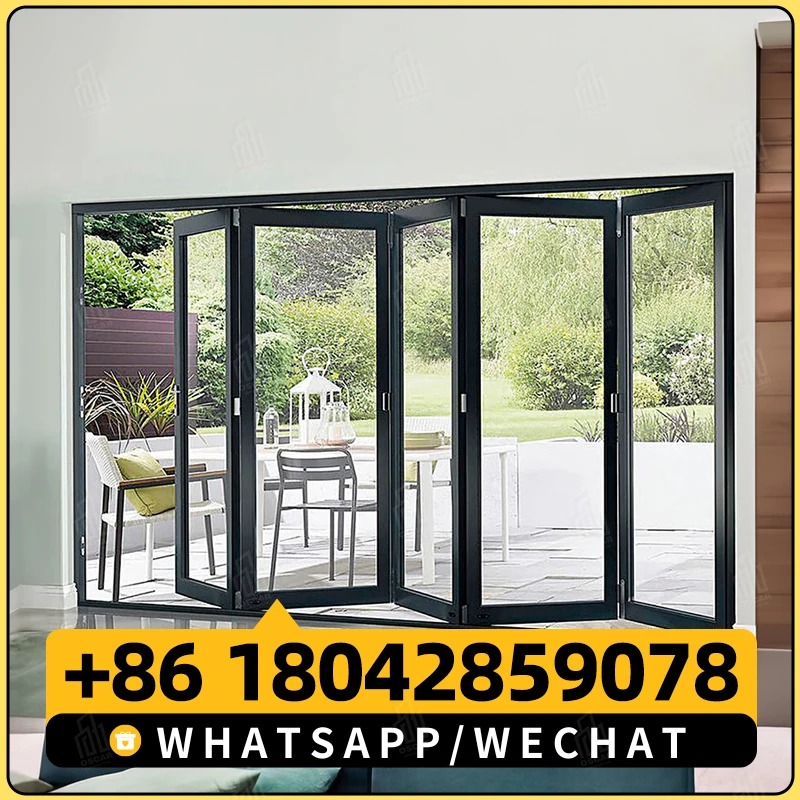 Oscaracso Eloyd High Quality Folding Door Aluminum Fold and slide Doors for Home and Commercial Building