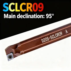 SCLCR D16S-SCLCR09 D20T-SCLCR09 D32U-SCLCR09 Spring steel Internal Turning Tool Holder CCMT09 Carbide Inserts Lathe Cutting Tool