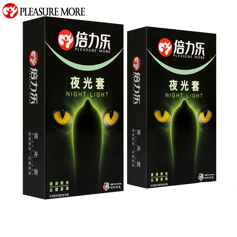 7pcs Luminous Condom Sex Toy For Men Delay Porno Night Light Adult Natural Latex Condom Couples Contraception Sex Supplies