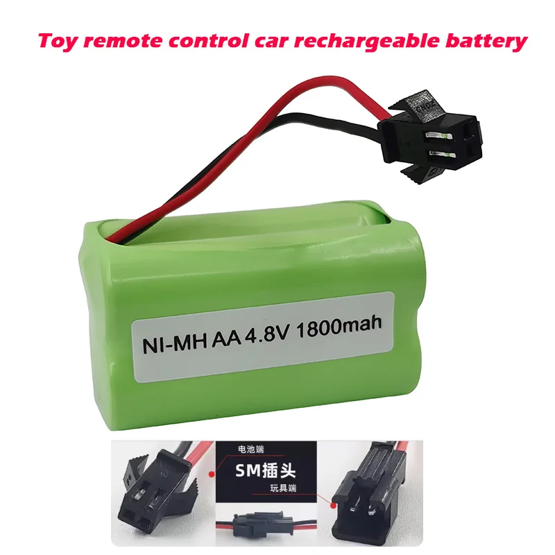 Batería recargable 4.8V1800mah AA Ni mh baterías para juguete control remoto coche avión juguete eléctrico