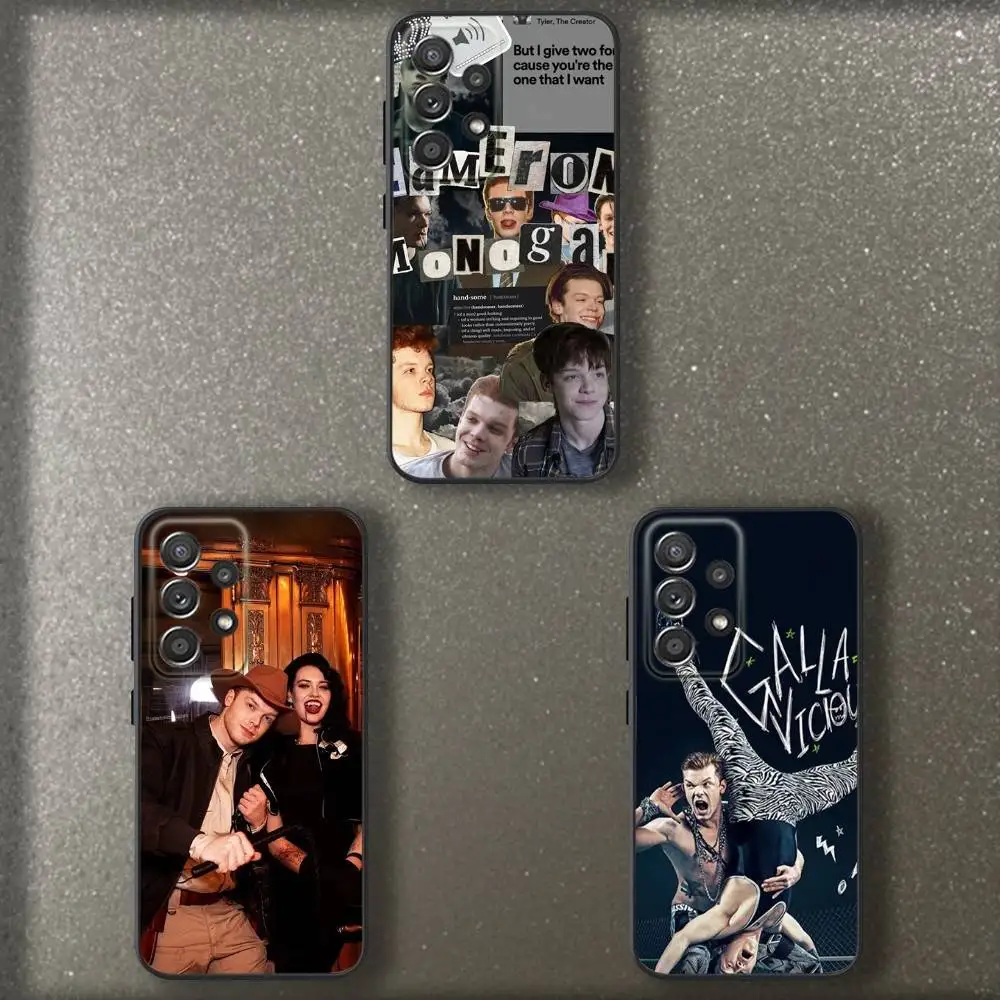 

C-Cameron Monaghans Phone Case For Samsung S 25,24,23,22,30,21,10,9,Ultra,Plus,Lite,FE,4,5 G Soft Black Case