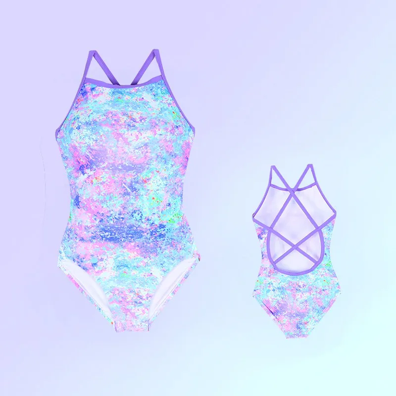 New Women's One-Piece Swimsuit Triangular Racing Professional Swimming Costume Training Competitive Sports Swimming Gym