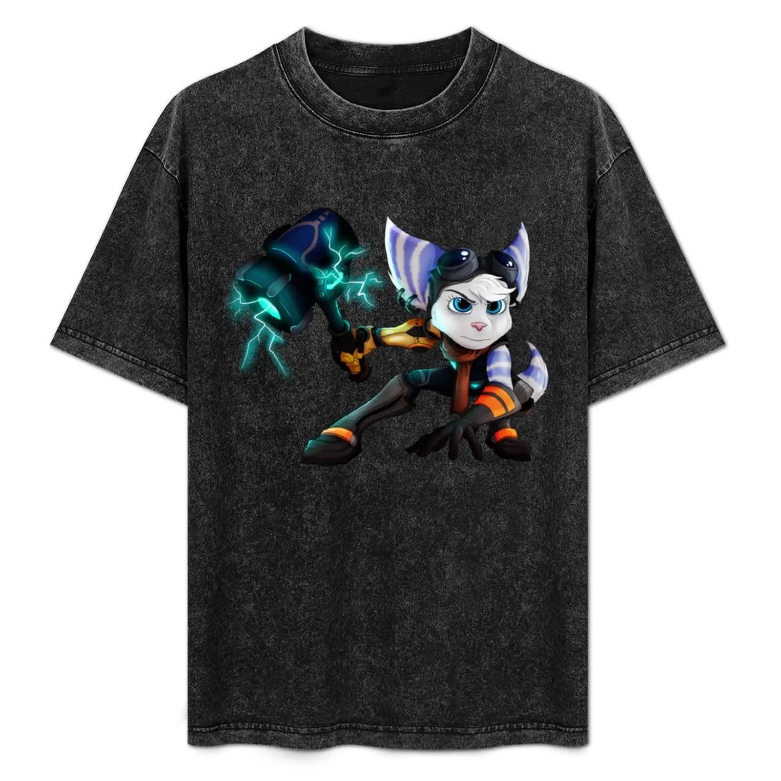 Rivet, Lombax Girl - Rift Apart T-Shirt customizeds vintage baggy shirts quick drying t shirt men