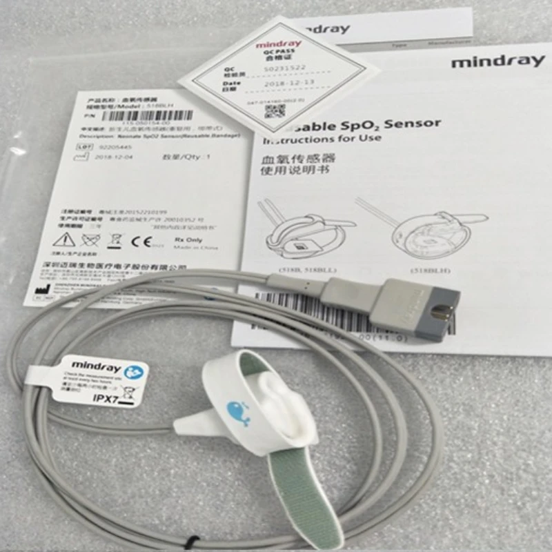 Neonatal bundled oxygen probe with blood oxygen saturation sensor 518B/518BLH