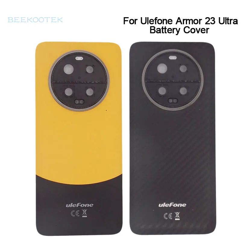 New Original Ulefone Armor 23 Ultra Battery Cover Back Cover Rear Camera Lens With Adhesive For Ulefone Armor 23 Ultra Phone