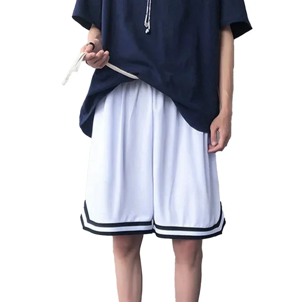 

Beach Sportswear Black Jogger Gym Pants Breathable Fabric Short Length Solid Color Sports Shorts Casual Outfits