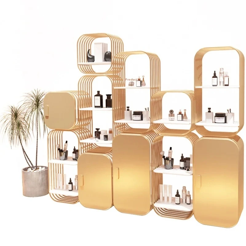 

Витрина для косметики, стеллаж для салонов красоты, магазинов товаров для мам и супермаркетов, полка для одежды и товаров.