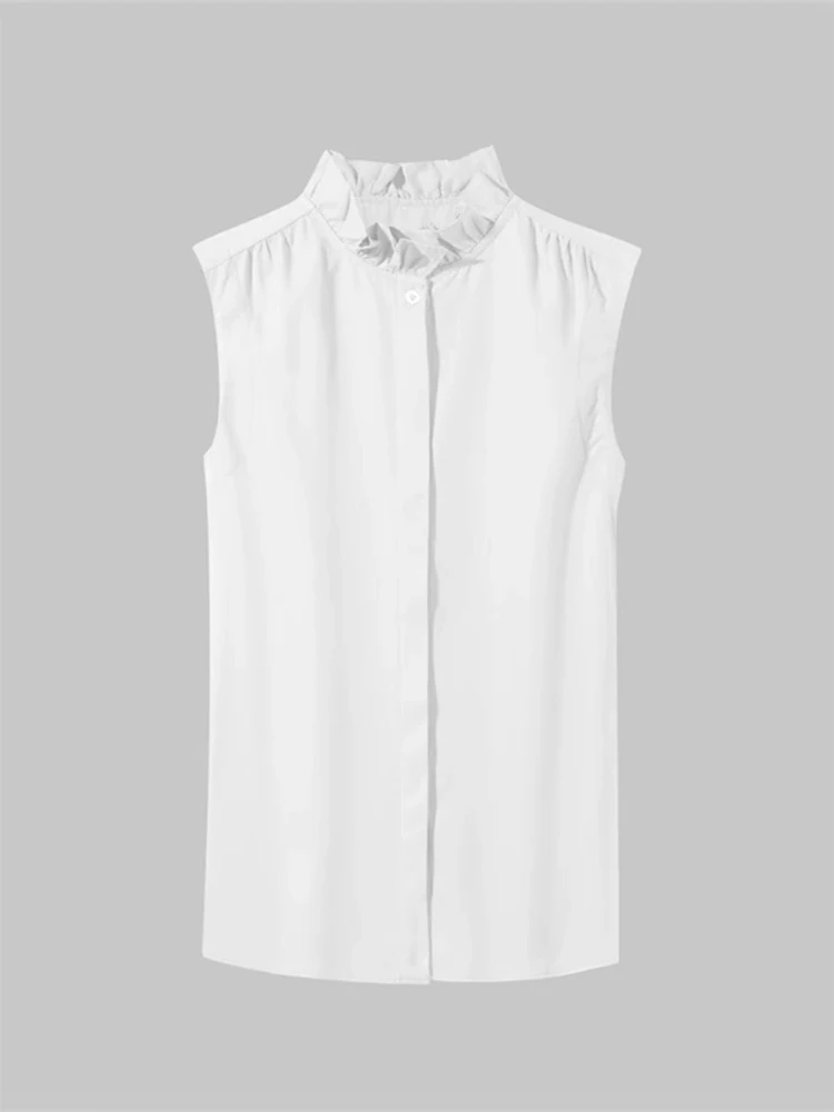 

Casual Loose Svel Pure Color Inner Wear Base irt Lazy Sle Slimming Boting irt Versatile Comfortable Vest