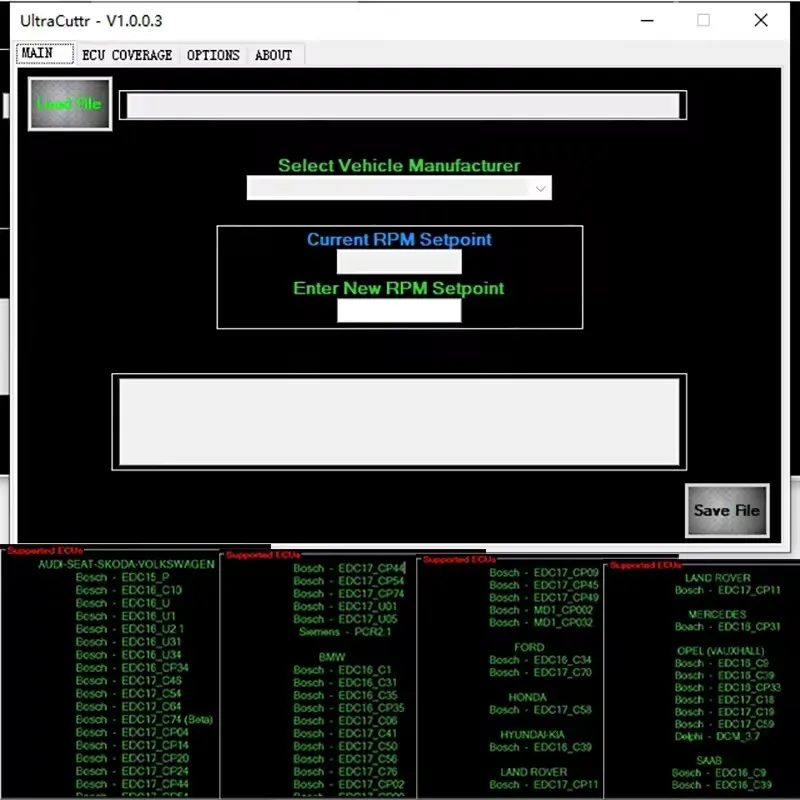 برنامج وحدة التحكم الإلكترونية 6 في 1 محرك بنزين UltraCut + Pop&Bang + HARDCUT VMAX + حزمة محدد القطع الصلب ديزل + HotStartr + QLaunchr