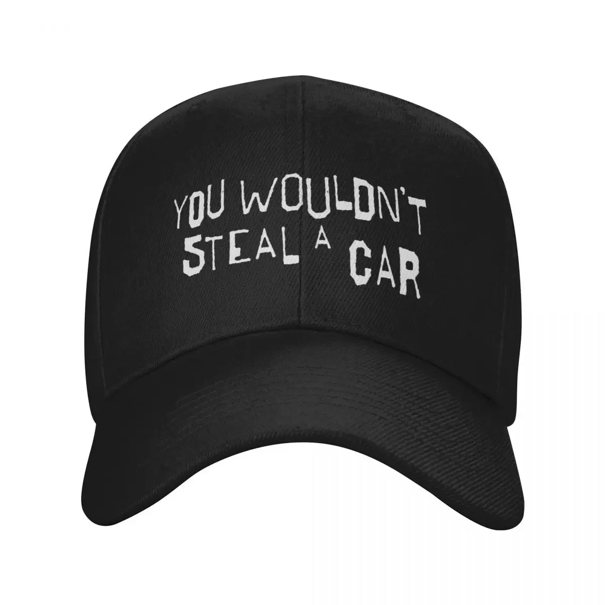 

You Wouldn't Steal A Car (White) Baseball Cap Funny hats Sports Cap Hood luxury caps Mens Women's