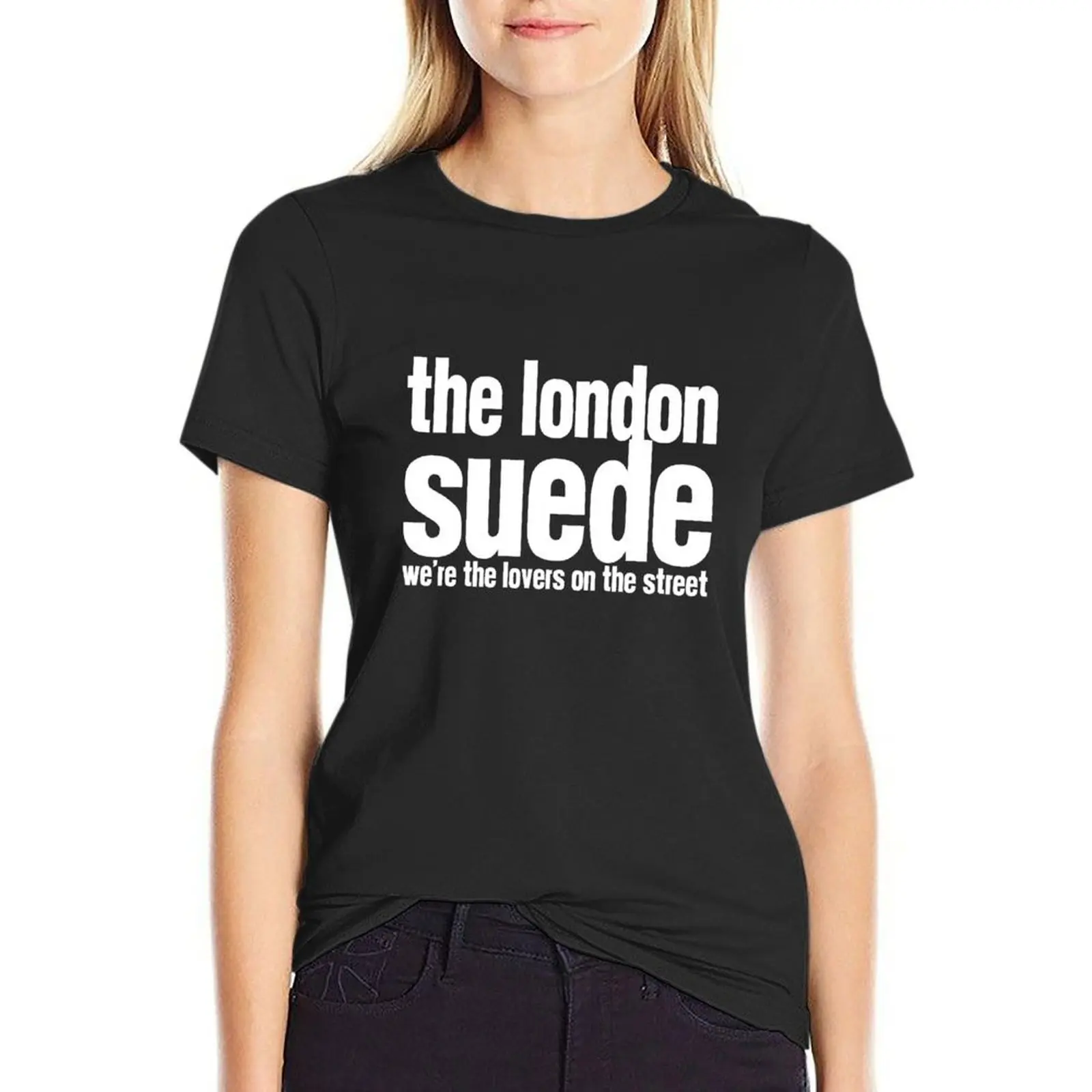 

Suede - Lovers On The Street 2 T-Shirt funnys shirts graphic tees blacks Women tops