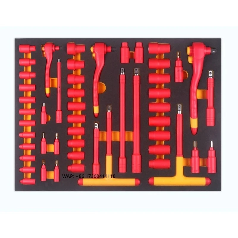 84pcs Vde Hand Tool Kit Electrician Tool Kit Vde Insulated Hand Tools Set Tv01m302