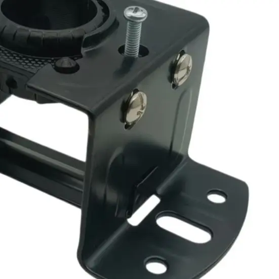 Black Zinc Alloy Ceiling Fan Mounting Bracket Base Hook For Light Fixture Installation On Concrete Wood Gypsum Board