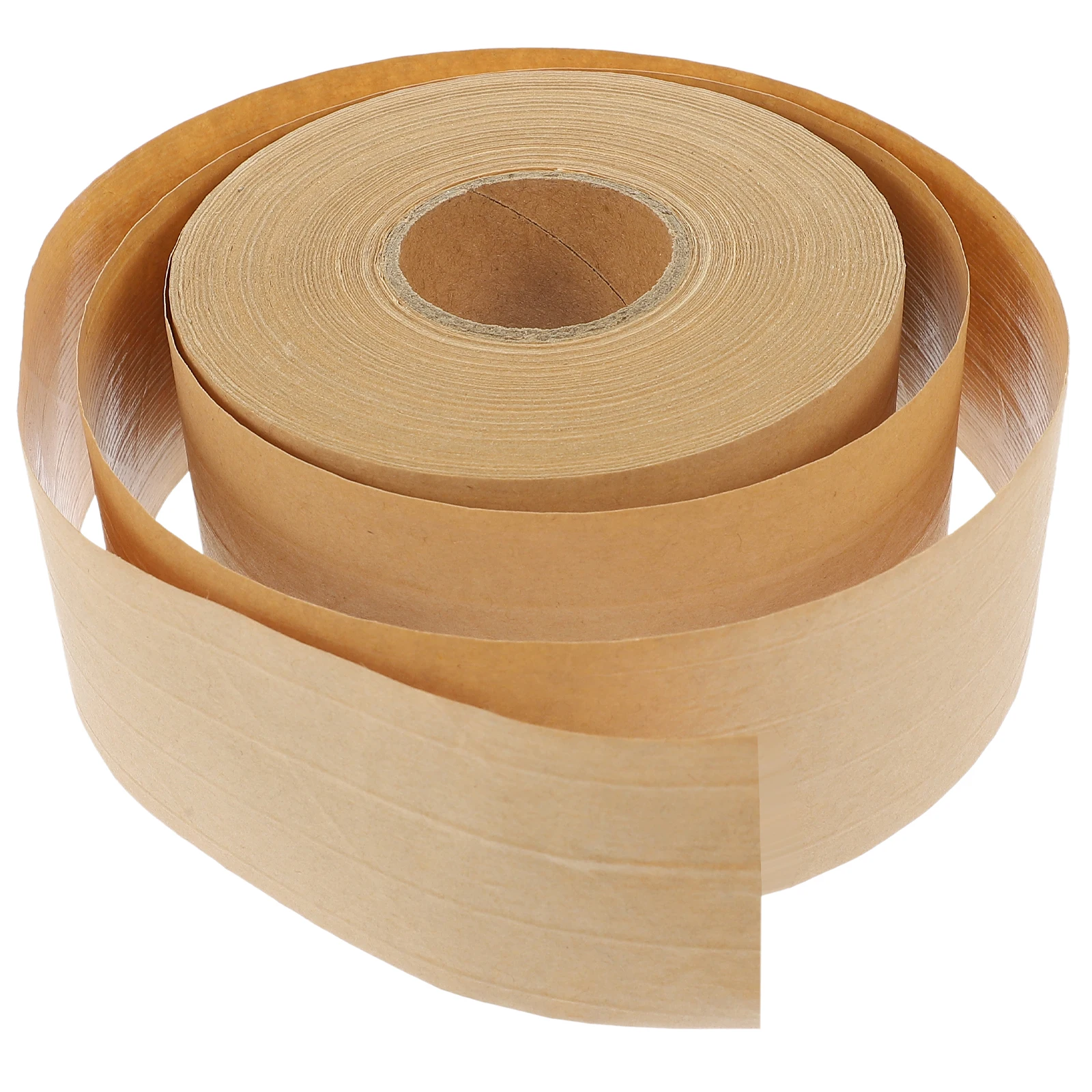 1 Roll Water Activated Sealing Tape Writable Kraft Paper Tape for Framing Boxes Packaging Multi-Function Sealing Supply