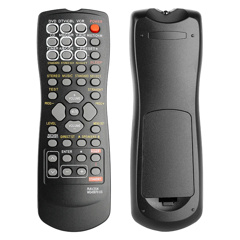 RAV254 WE45870 For Yamaha Remote Control Compatible With Yamaha AV Receiver RXV350 RXV357 RXV359 RXV373 RXV390 RX459 RXV496 HTR5