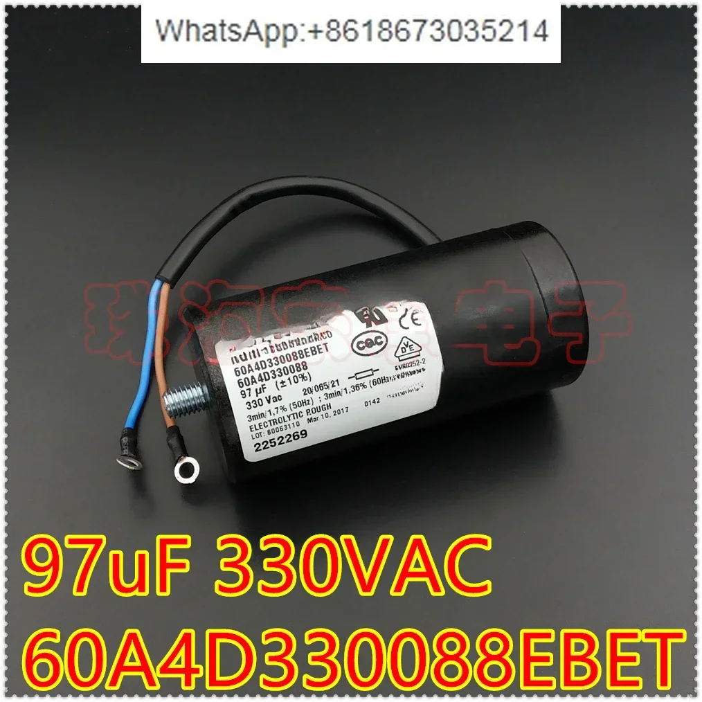 

97uF 330VAC 60A4D330088EBET compressor starting capacitor