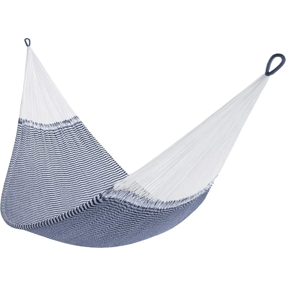 

Handwoven Hammock by Yellow Leaf Hammocks - Double Size, Fits 1-2 ppl, 400lb max - Weathersafe, Super Strong, Easy to Hang