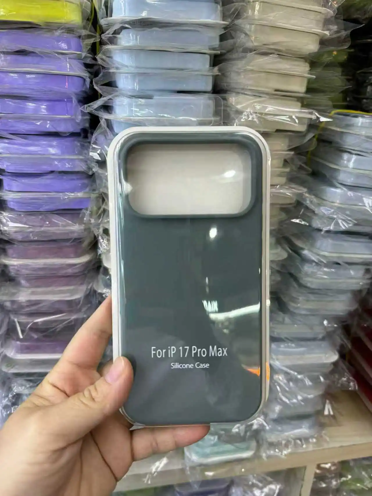 Handyhülle aus flüssigem Silikon mit angenehmer Haptik für iPhone 18 Pro Max 18 17 Pro Air Macaron, einfarbig, Bonbonfarben, mit Verpackungsbox – Detail 12