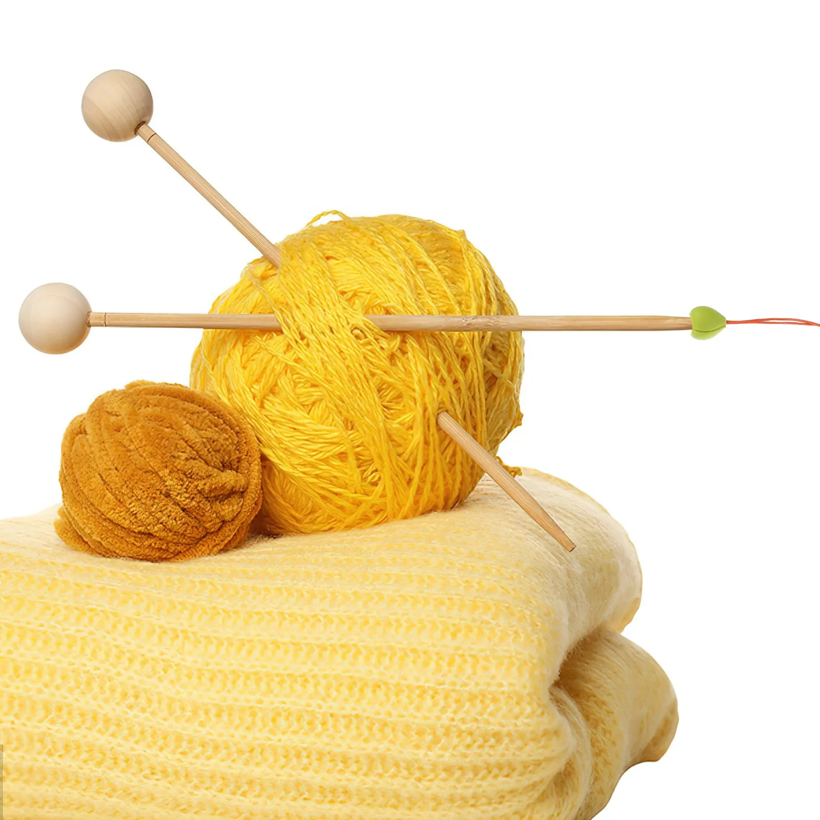 2 paires d'aiguilles à tricoter avec embouts de protection en forme de fleur, en silicone, pour une utilisation en toute sécurité, accessoires de tricot et de crochet.