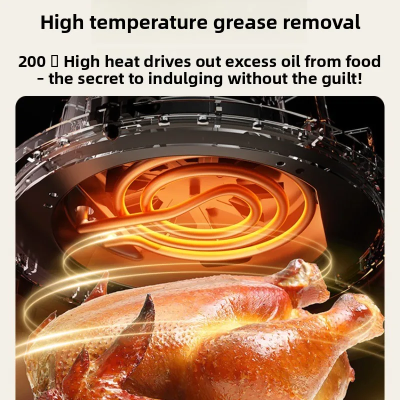 Air Fryer Household Oil-free Multifunctional 5L Large Capacity New Oil-free Oven Integrated Electric Fryer Machine view 5
