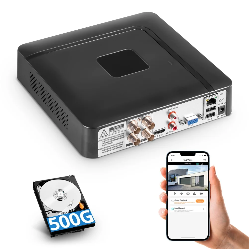 KERUI 6 in 1 Video Recorder Home Security System