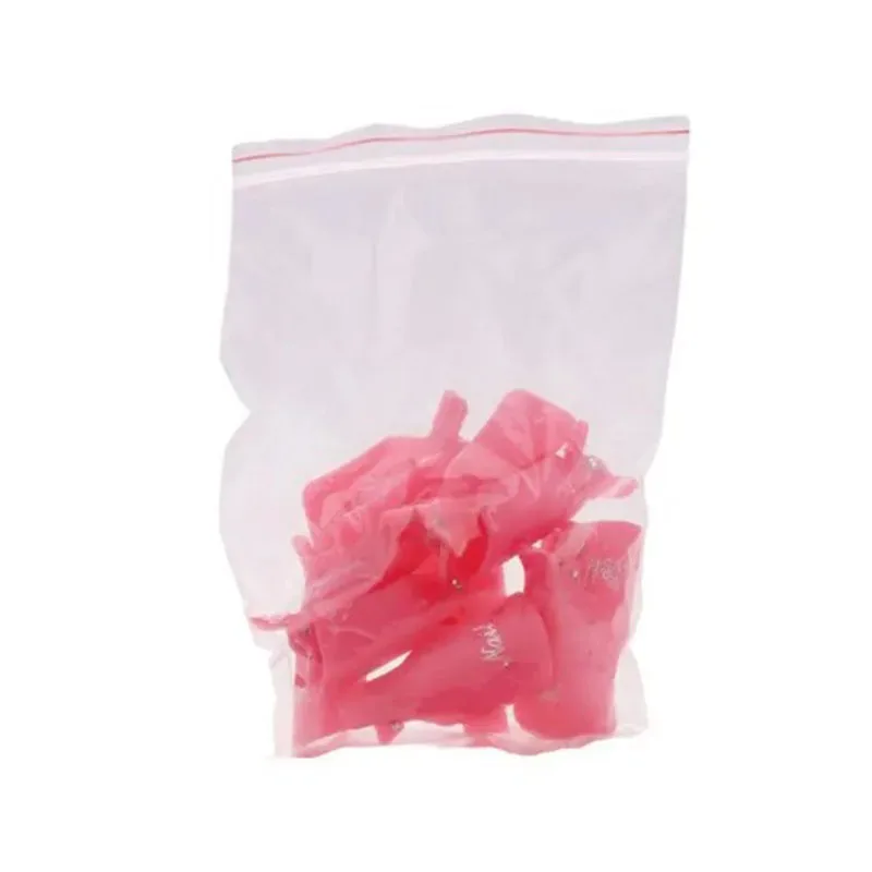 10/20/40 قطعة الملونة الاكريليك مسمار الفن نقع قبالة غطاء كليب الأظافر تنظيف مانيكير UV هلام البولندية نقع قبالة التفاف أدوات للإصبع