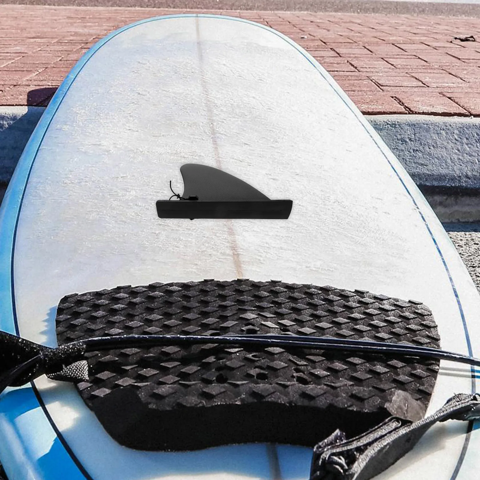 ذيل لوح التزلج، تصميم كبير، تركيب سريع، مثبت مياه قابل للفصل، أداة استبدال زعانف لوح التجديف