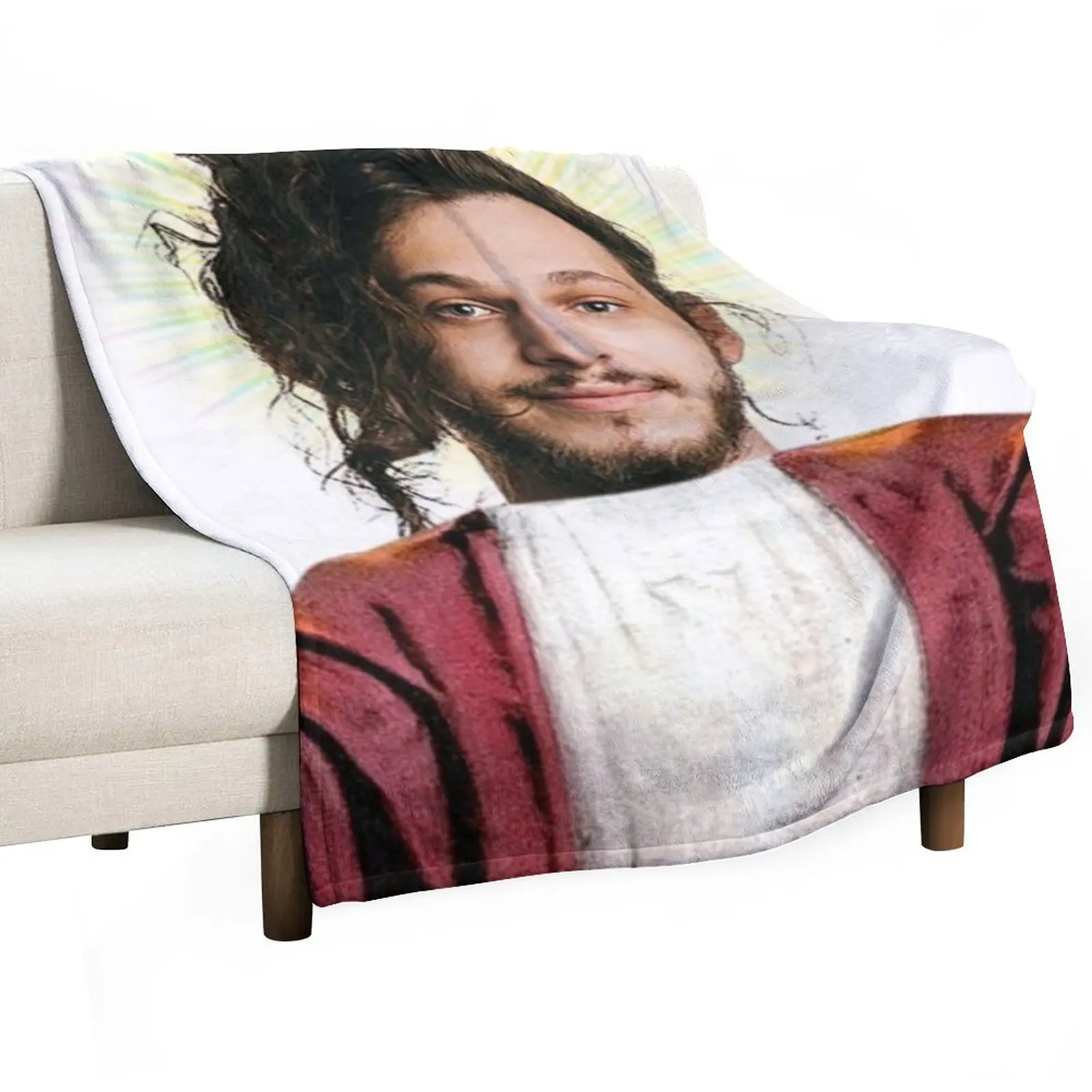 

Subtronics Jesus Throw Blanket anime Softest sofa bed halloween Blankets