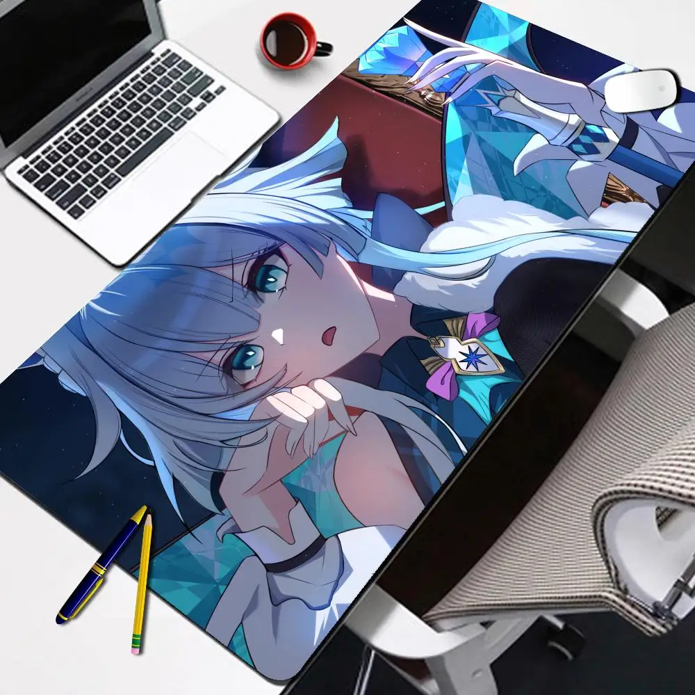 

Hot Selling Honkai Star Rail Cerydra Mouse Pad Desk Mat Large Non-slip Anti-slip Keyboard Pad Office Rubber PC Home Custom Mat