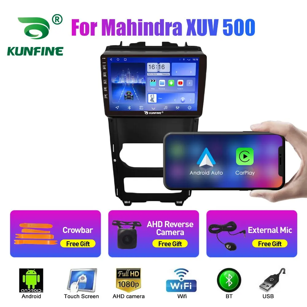 10.33 Inch Car Radio For Mahindra XUV 500  2Din Android Octa Core Car Stereo DVD GPS Navigation Player QLED Screen Carplay