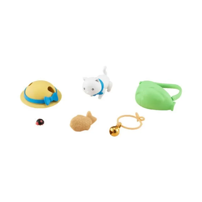 Gashapon Capsule Toys Cute Cat Dolls Joints Movable Mini Figurine Table Ornaments Children Birthday Gifts Figure Accessories