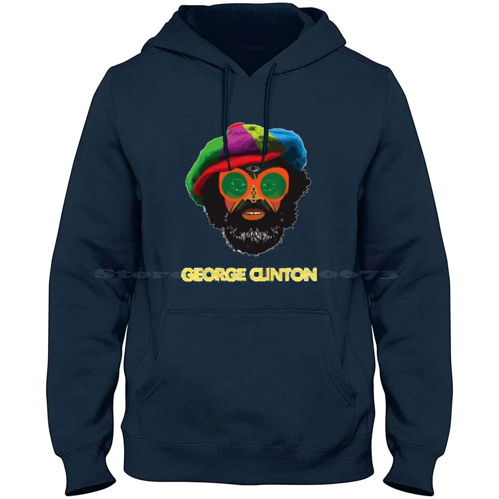 

Best-George Clinton 100% Cotton Hoodie T Shirt P Funk Parliament Bootsy Collins Funkadelic Soul 1970S Atomicdog Paulnelsonesch