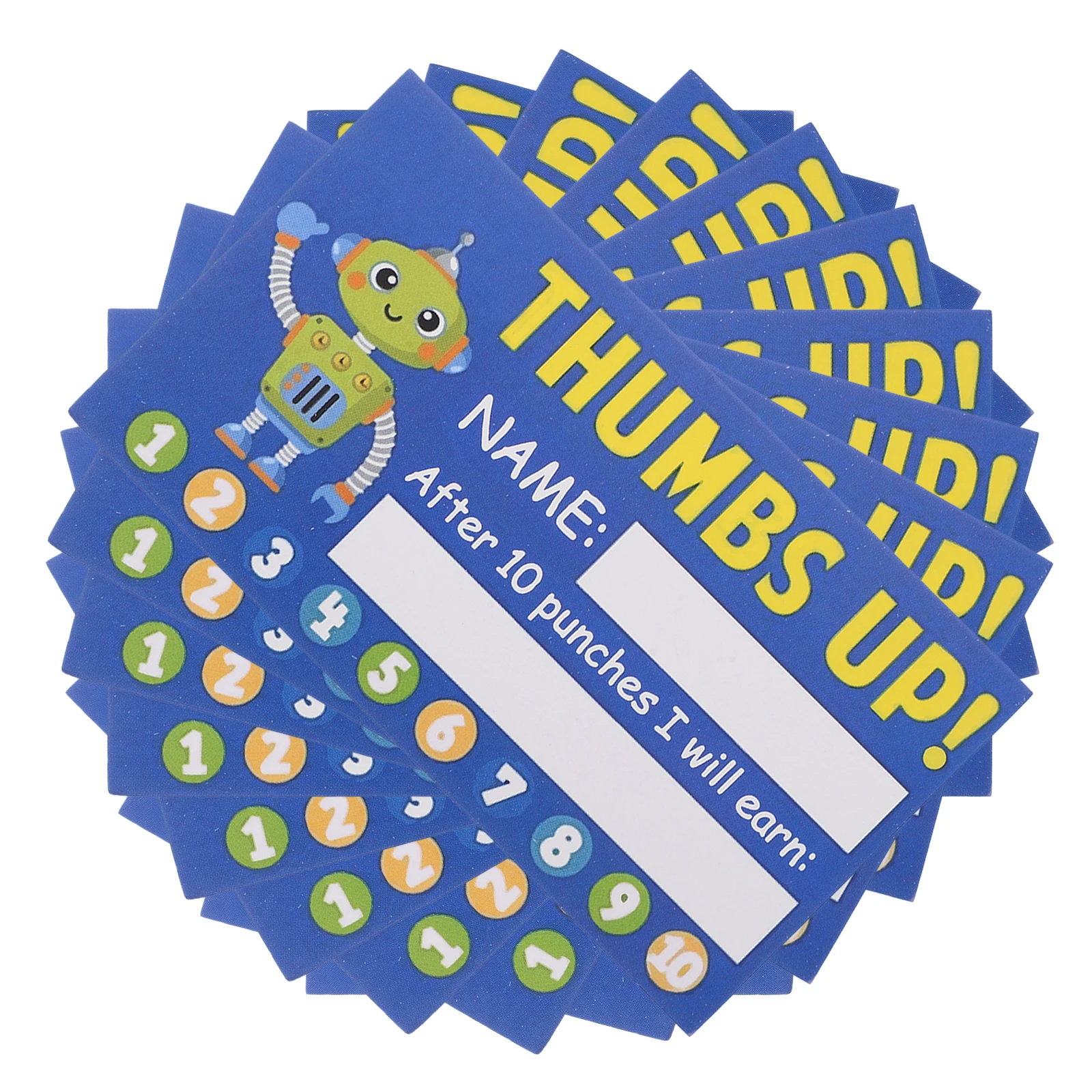 

Punch Card Motivation Classroom Incentive Cards Paper Creative Reward Behavior for Convenient 's