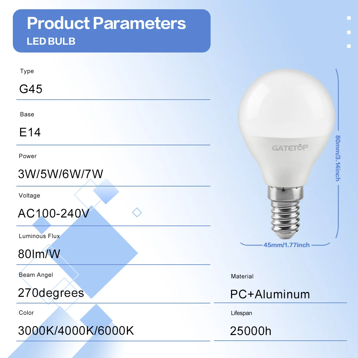 1-10PCS LED Bulb E14 Lamps 3W 5W 6W 7W Bombilla for Led Light Bulbs AC 110V 220V Lampada Energy Saving Lamp Lighting 6000K 3000K