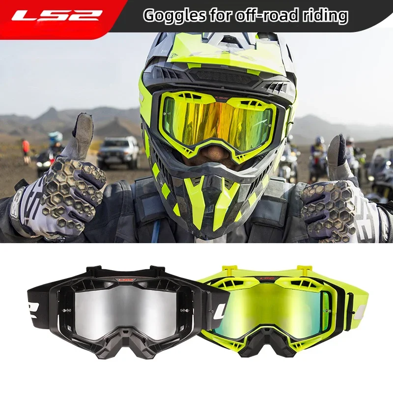 LS2 Motorcycle Helmet Goggles Halley Vintage Helmet Goggles Semi-helmet Off-road Helmet Goggles Multi-color