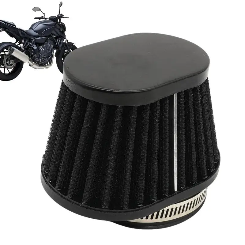 

Motorcycle Air Filters Mushroom Head Engine Air Filter Clamp On Cold Air Filters 51/55/60mm Replacement Part Air Intake Filter