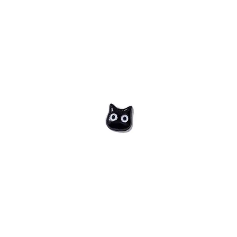 

2Pcs/set Manicure Ornaments Halloween Nail Decorations Nail Supplies Mixed Color Halloween Nail Accessories Cartoon Cat