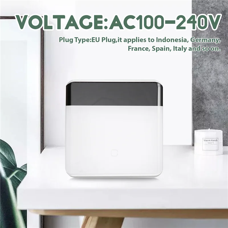 

B04B-Tuya Smart Zigbee 3.0 Беспроводной пульт дистанционного управления Светодиодный дисплей Переключатель Стеклянный сенсорный переключатель Вилка европейского стандарта